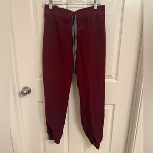 Figs Women 4XL Zamora Joggers Burgundy